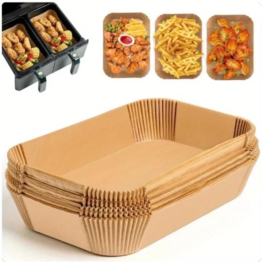 Kitchen Paper For Baking - 50/100 adet Tek Kullanımlık Hava Fritöz