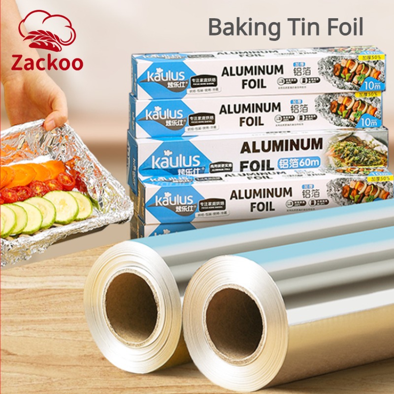 Kitchen Paper For Baking - Zackoo 10/20/40 M Alüminyum Folyo Pişirme