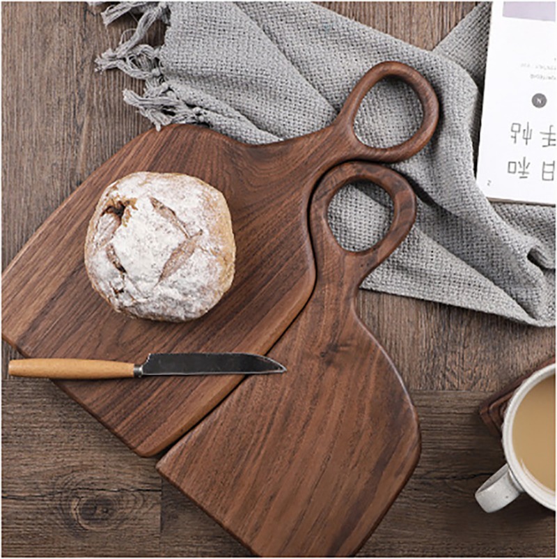 Kitchen And Baking - Siyah Ceviz Katı Doğrama Tahtaları Ahşap