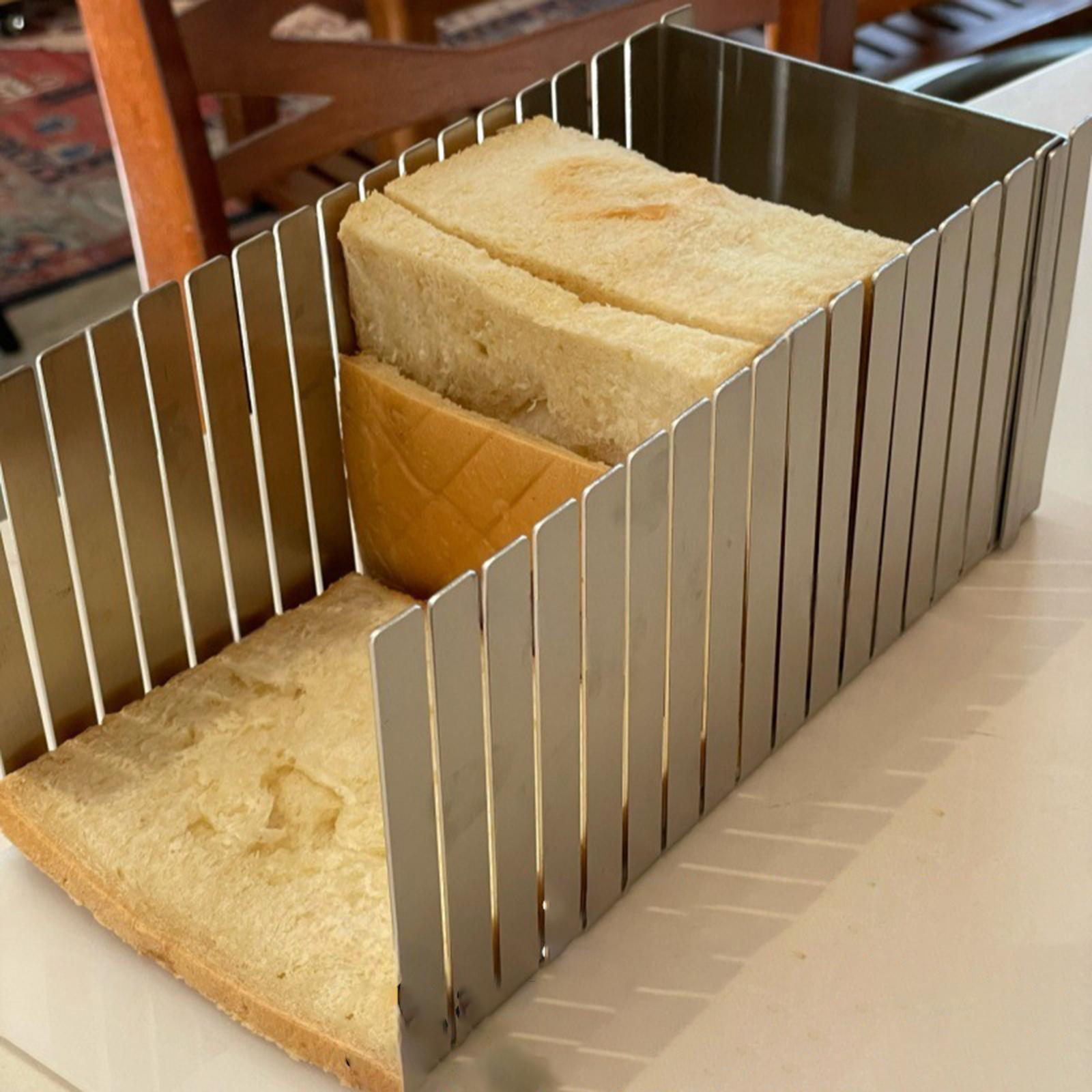 Commercial Kitchen For Baking - Paslanmaz Çelik Ekmek Dilimleme Mutfak Gadget