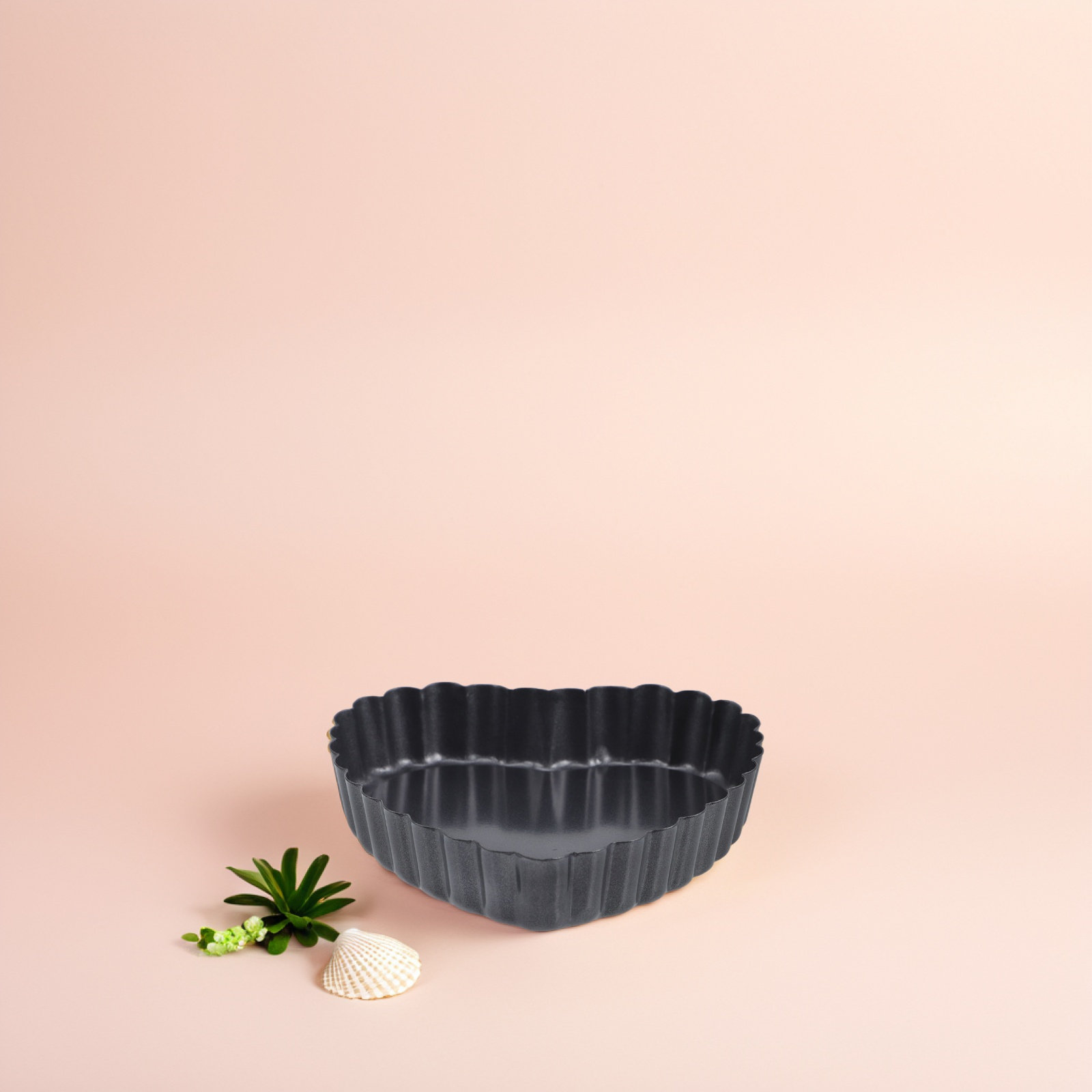 Mini Kitchen Baking - 6 Parça Kalp Şeklinde Tart Kalıbı