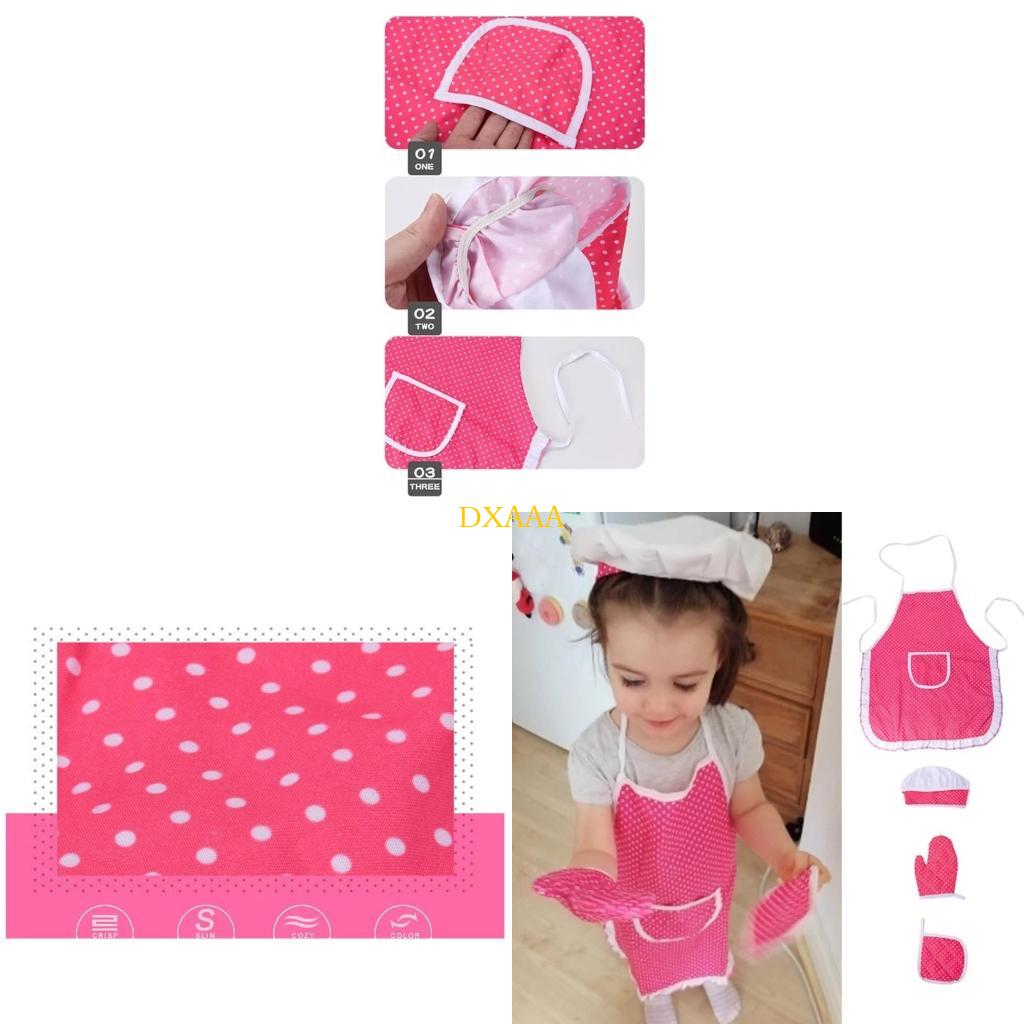 Baking Kitchen For Kids - DXAA Şefler Kostüm Seti Çocuk Yemek