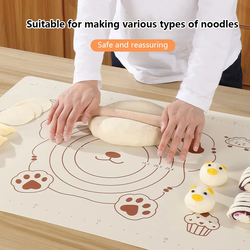 Kitchen Grade Baking Sheet - Gıda Sınıfı Silikon Sevimli Ayı Hamur