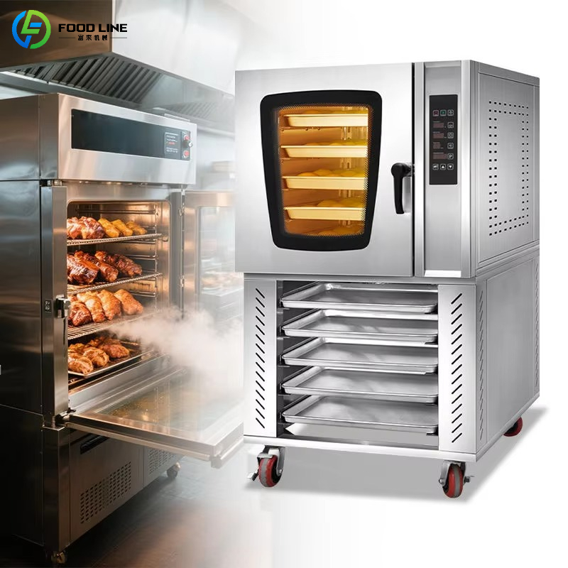 Commercial Kitchen For Baking - Özelleştirilmiş Ticari Elektrikli Fırın Konveksiyonlu Pişirme