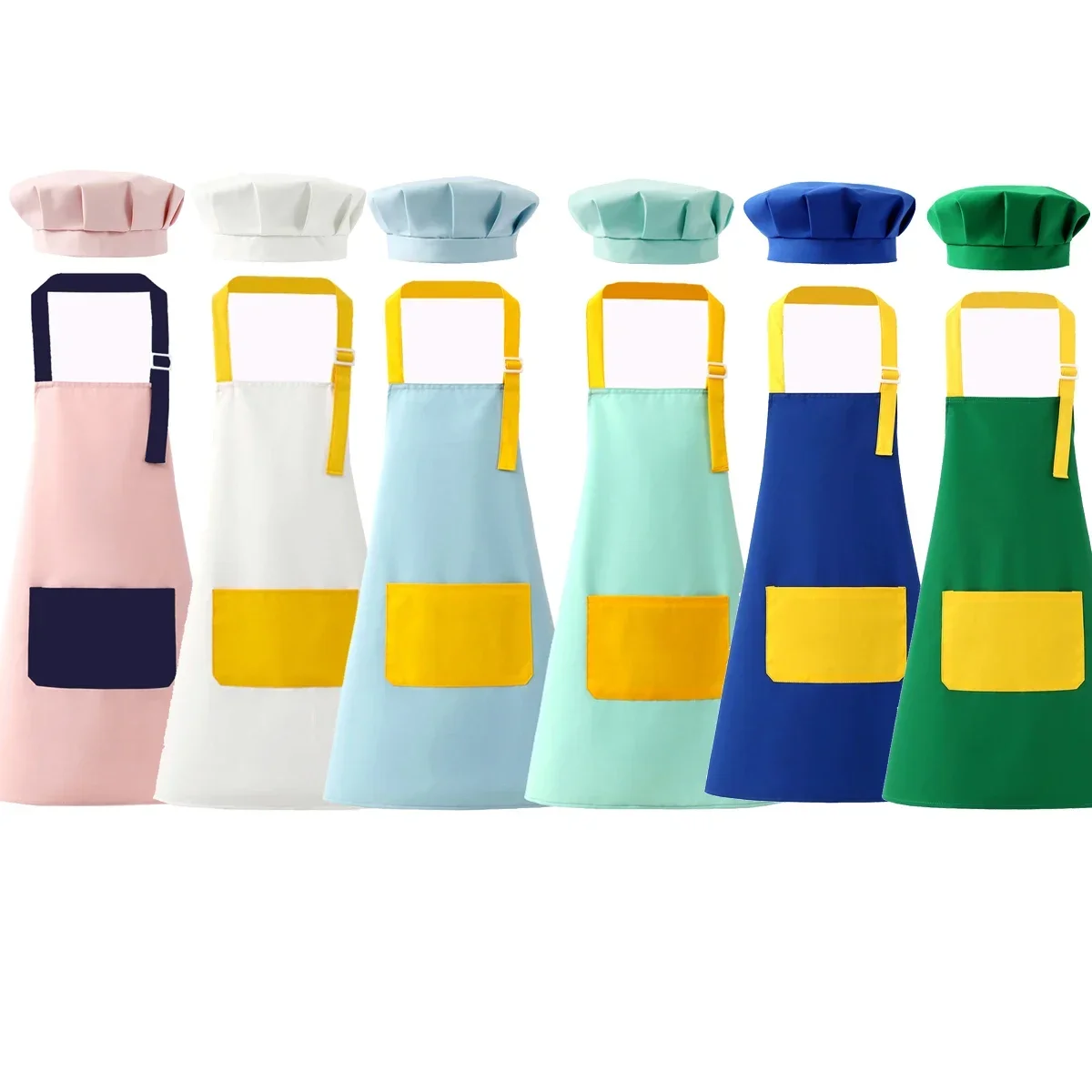 Baking Kitchen For Kids - Çocuk Önlüğü ve şef şapkası Seti