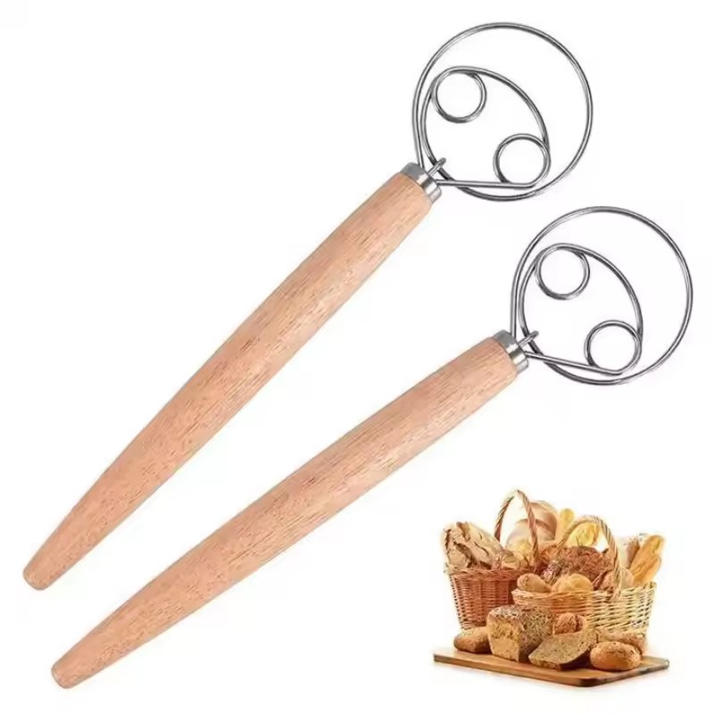 Bread Baking Kitchen Utensils - Paslanmaz Çelik Hamur Çırpıcısı – Hollanda