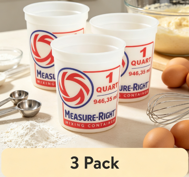 Kitchen And Baking - Yuvarlak Plastik Karıştırma Kabı 1 Quart