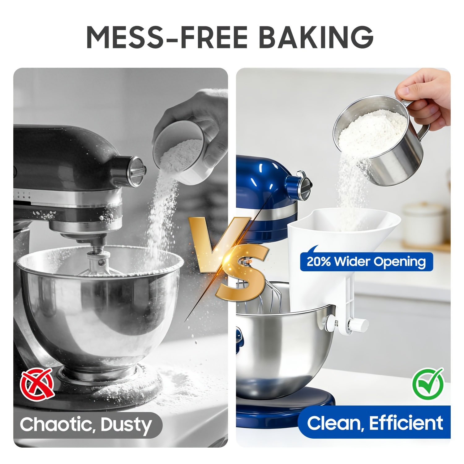 Geniş Ağızlı Un Hunisi Hamur K - Kitchen Aid Baking Mixer incelemesi ve fiyatı
