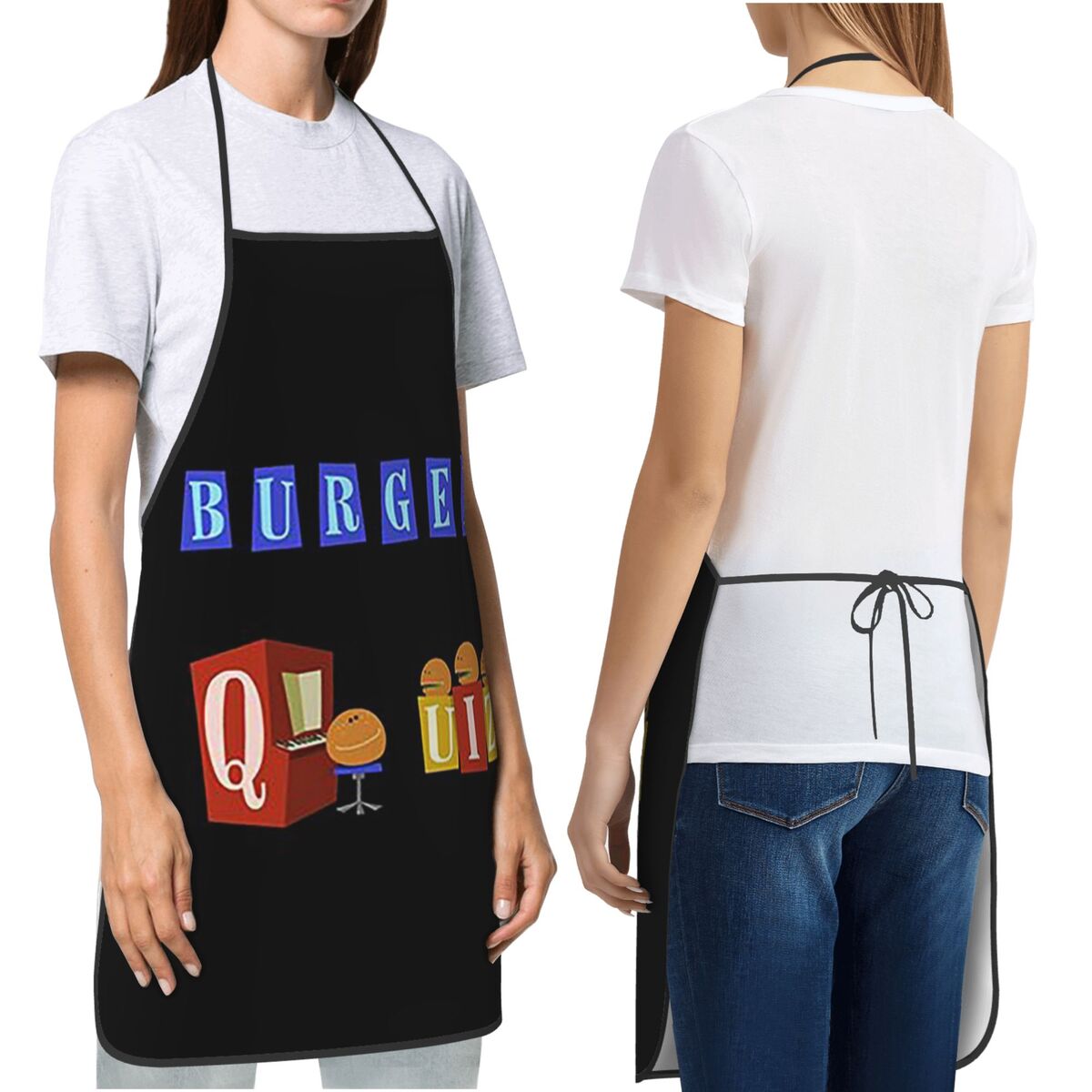 Burger Quiz Yeni Logo Önlükler - Kitchen Quiz incelemesi ve fiyatı