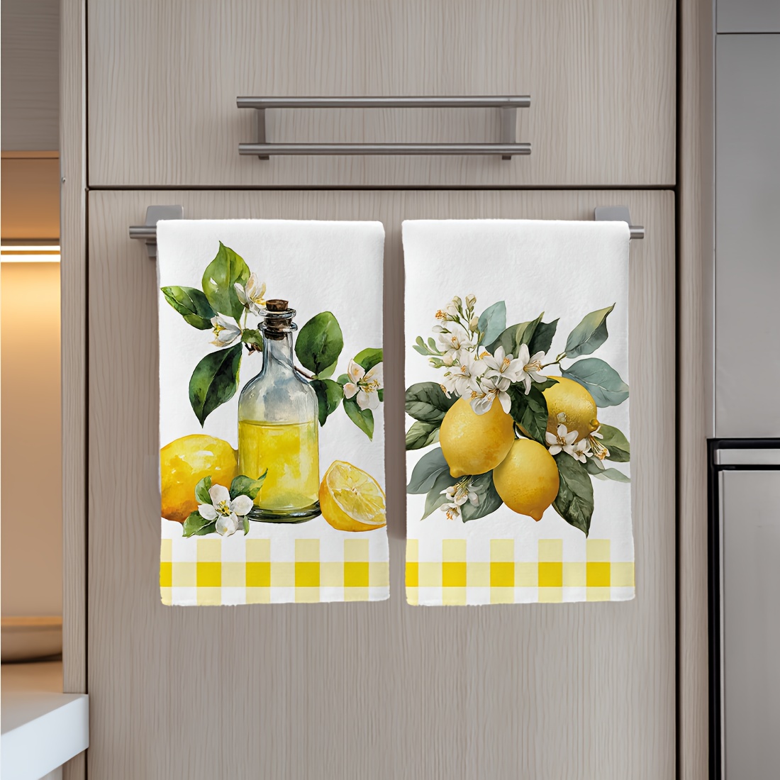 2'li Set, Limon Çiçek Desenli  - Kitchen Baking Necessities incelemesi ve fiyatı