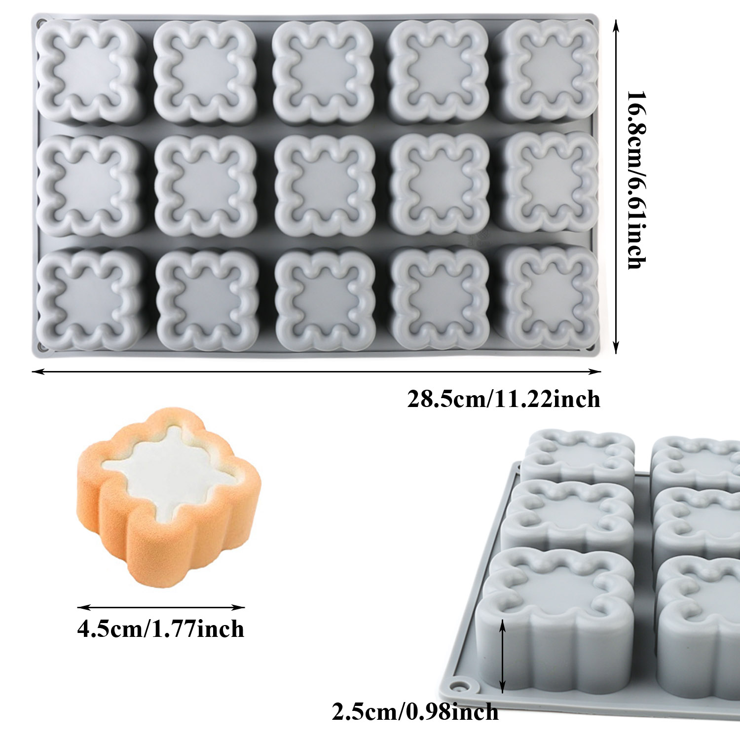 Bir Paket Kare Dalga Şekilli S - Kitchen Baking Must Haves incelemesi ve fiyatı