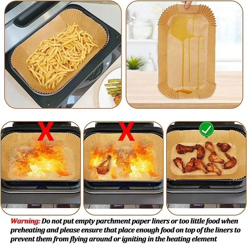 Tek kullanımlık hava fritöz ka - Kitchen Paper For Baking incelemesi ve fiyatı