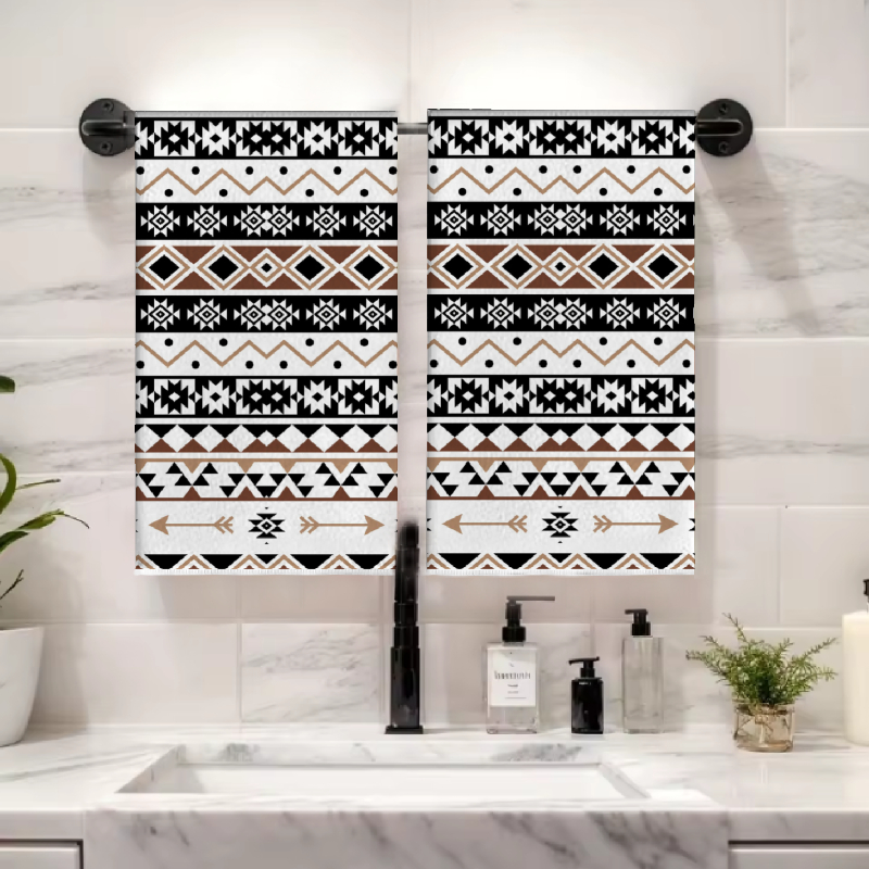 2 Adet, Siyah Beyaz Geometrik  - Kitchen Baking Necessities incelemesi ve fiyatı