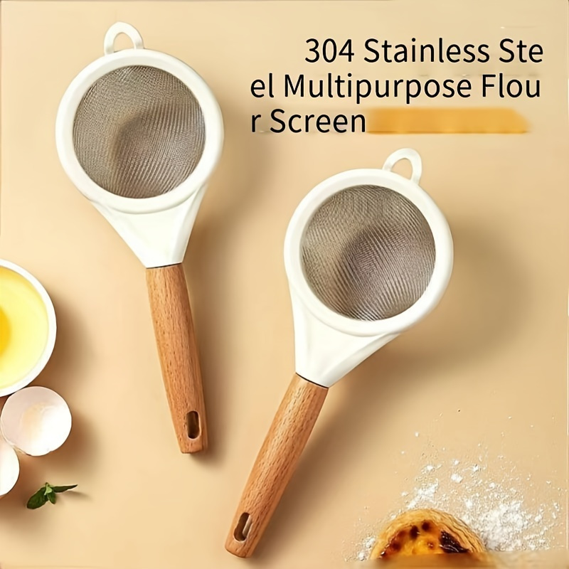 Yeni tip ahşap saplı un süzgec - Baking Powder Kitchen incelemesi ve fiyatı