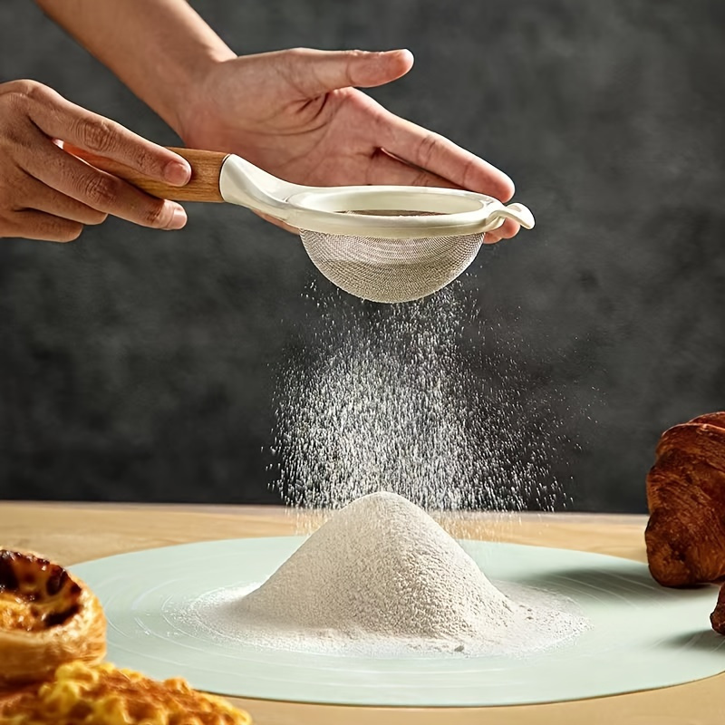 Yeni tip ahşap saplı un süzgec - Baking Powder Kitchen incelemesi ve fiyatı