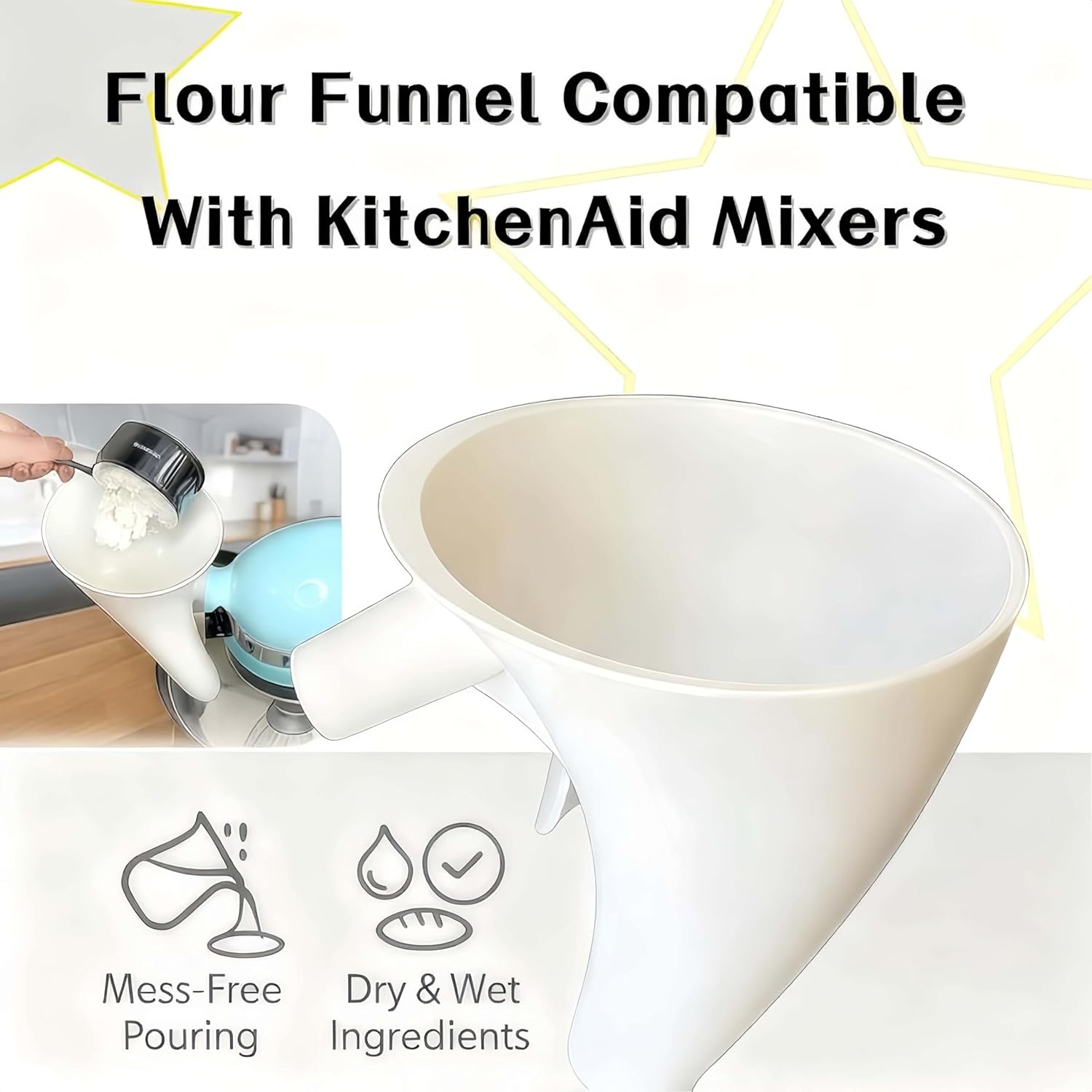 KitchenAid Mikser 5 Qt için Un - Kitchen Aid Baking Mixer incelemesi ve fiyatı