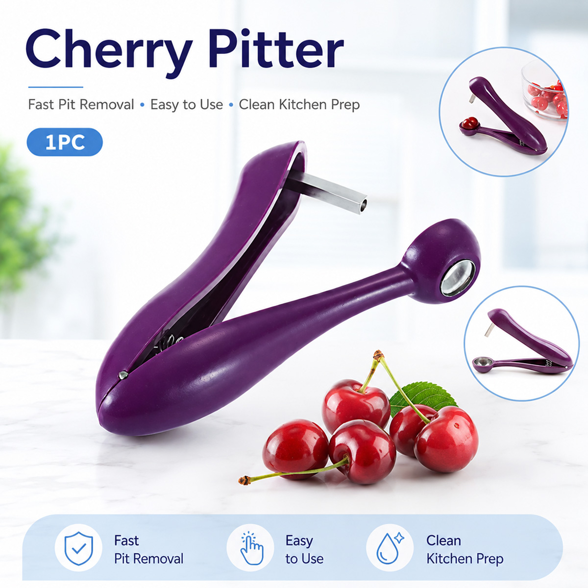 El Tipi Kiraz Çekirdeği Çıkarı - Kitchen Tools For Baking incelemesi ve fiyatı
