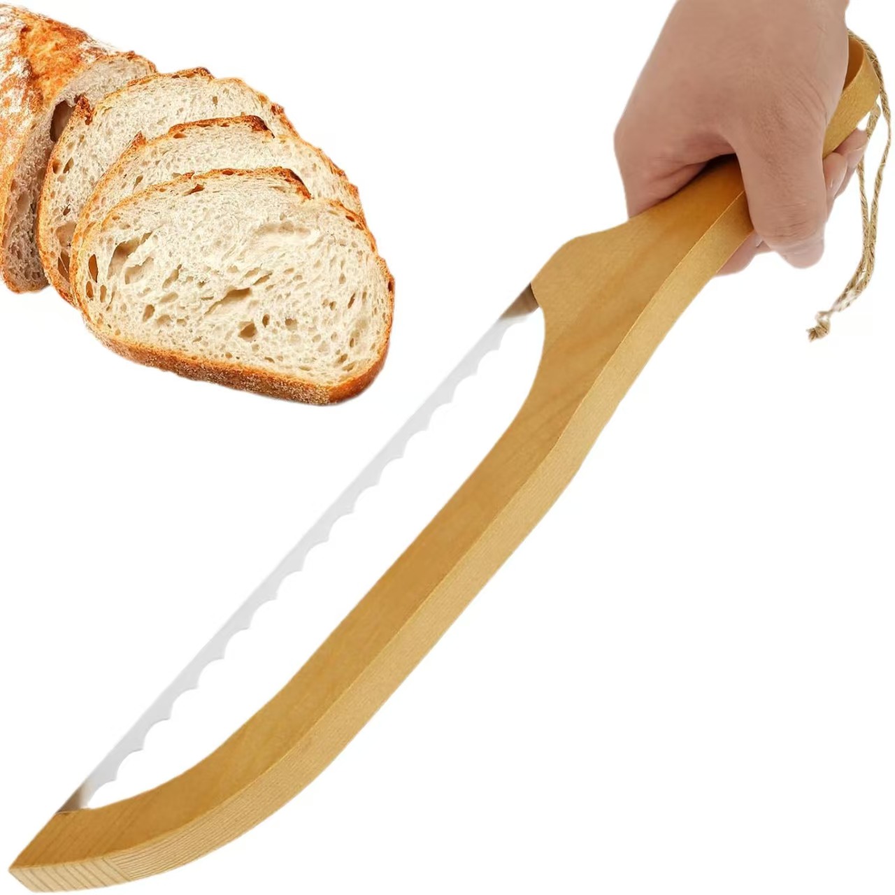 Yeni ahşap ekmek bıçağı tost t - Bread Baking Kitchen Utensils incelemesi ve fiyatı
