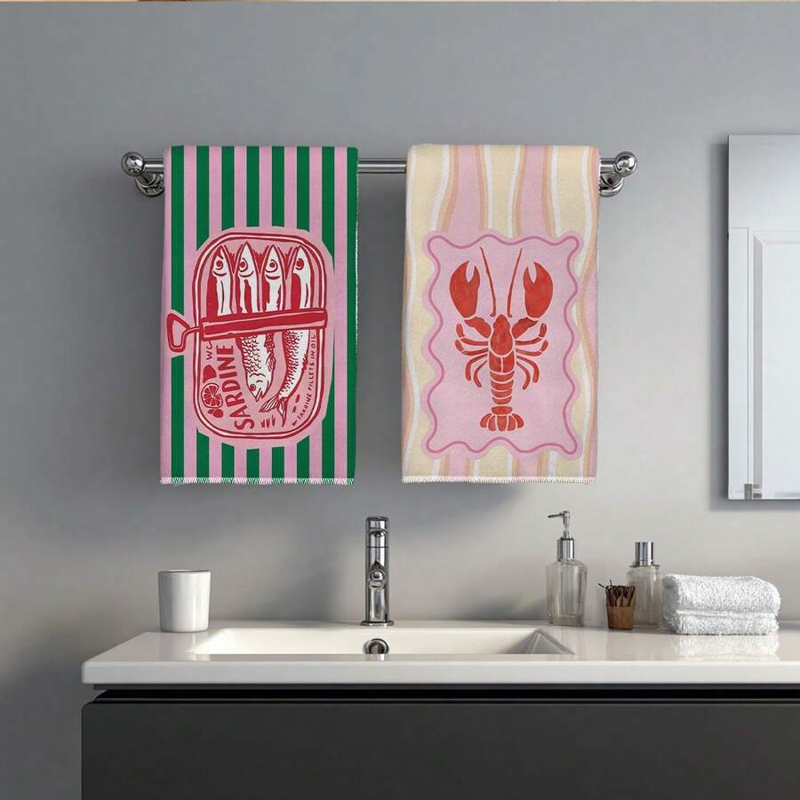 2 Adet, Pembe ve Yeşil Çizgili - Kitchen Baking Must Haves incelemesi ve fiyatı