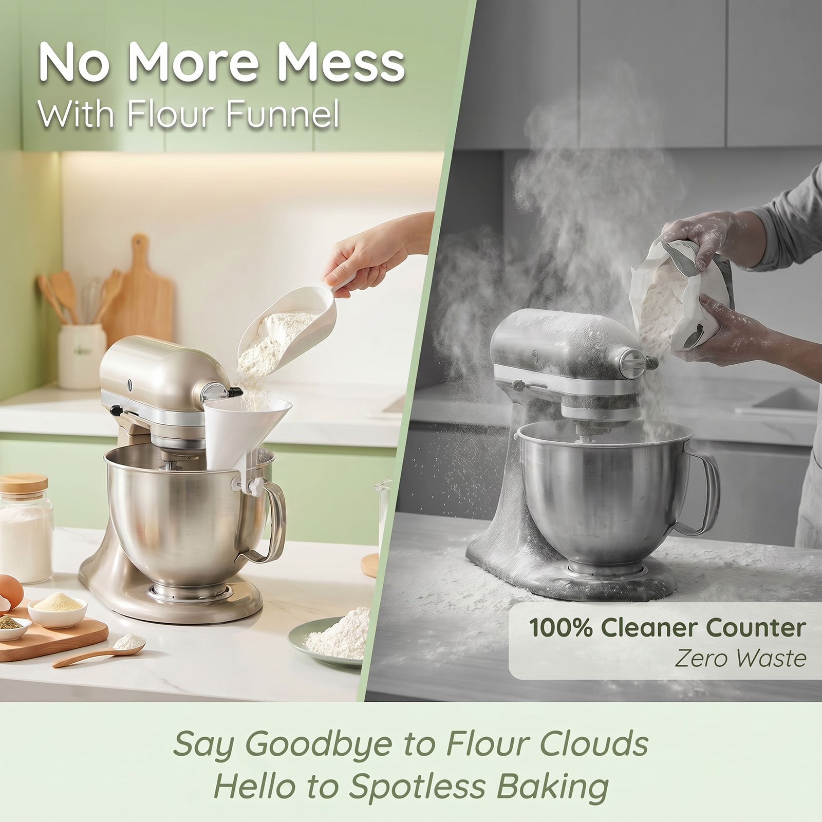 Dökülmeye Karşı Koruyucu Un Hu - Kitchen Aid Baking Mixer incelemesi ve fiyatı