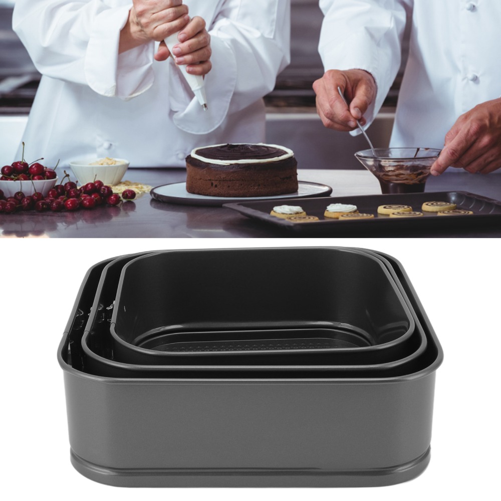 3 Parça Karbon Çelik Yaylı Kek - Springform Pan Set incelemesi ve fiyatı