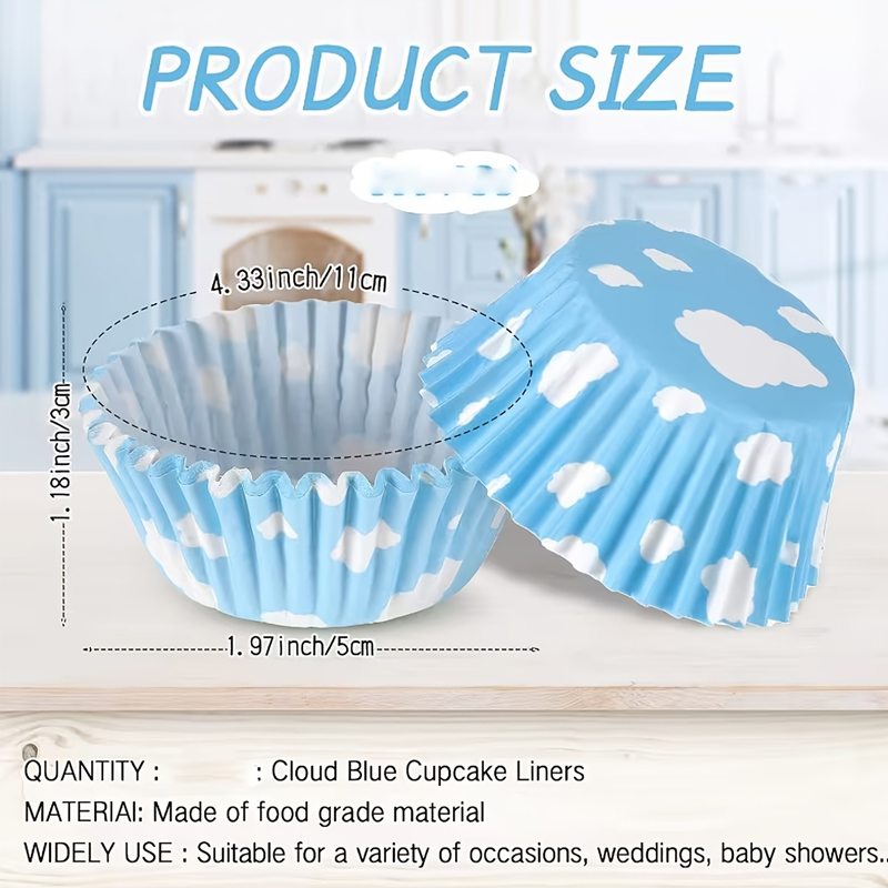 100 Adet 200 Adet Mavi Gökyüzü - Kitchen Baking Must Haves incelemesi ve fiyatı