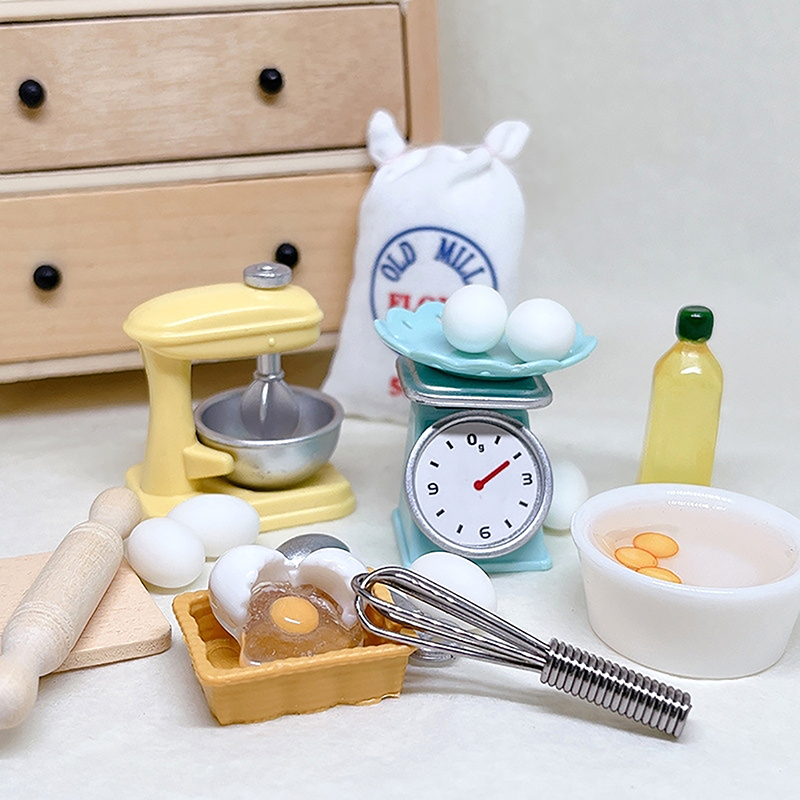 1 takım 1:12 Dollhouse minyatü - Kitchen And Baking incelemesi ve fiyatı
