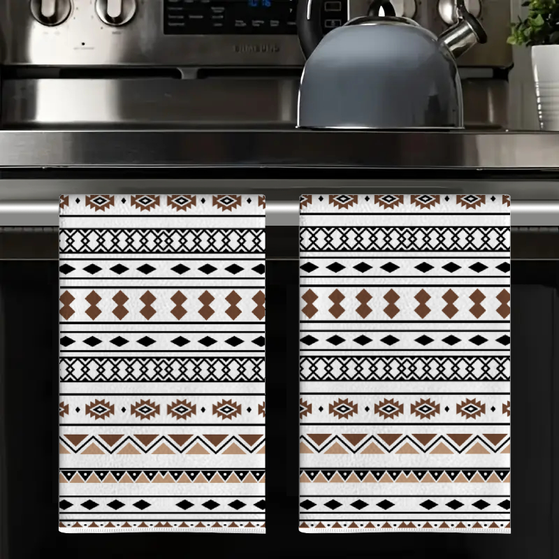 2 Adet, Egzotik Geometrik Çizg - Kitchen Baking Necessities incelemesi ve fiyatı