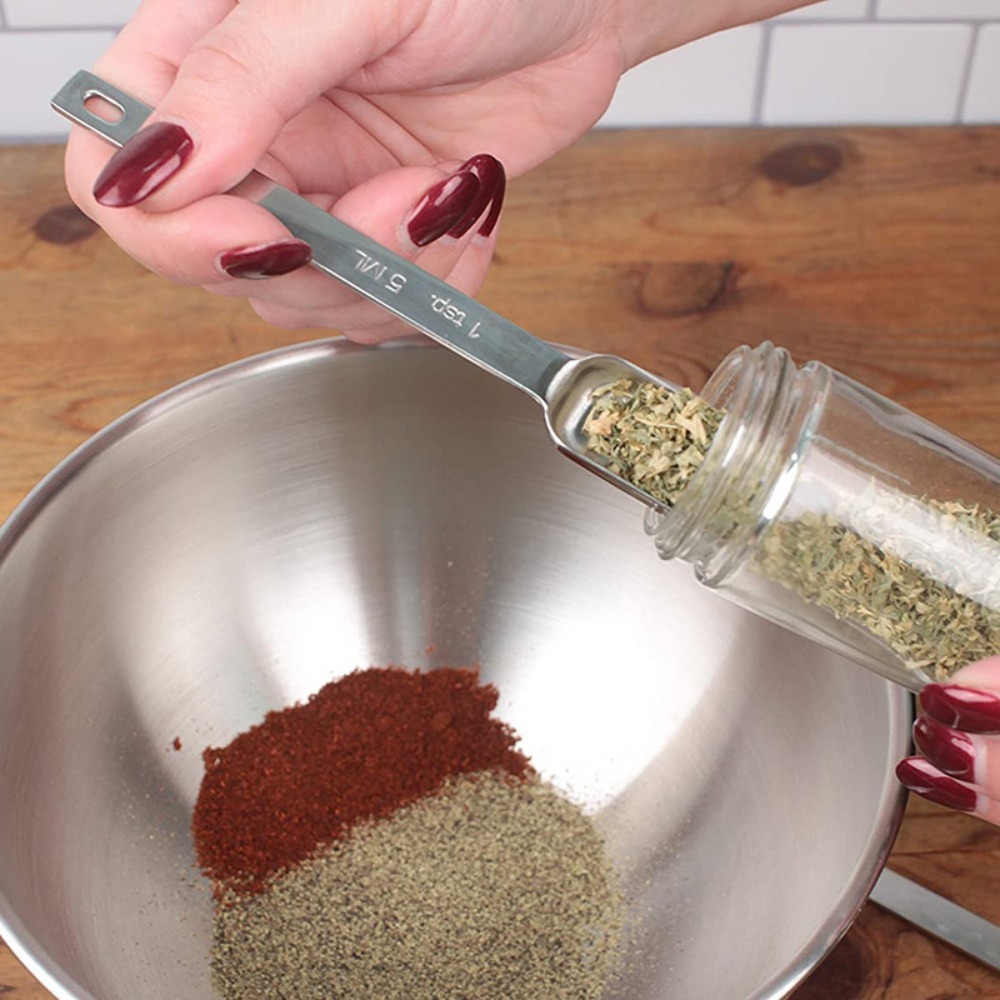Ölçek ile 6 adet paslanmaz çel - Baking Powder Kitchen incelemesi ve fiyatı