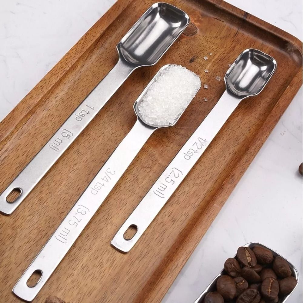 Ölçek ile 6 adet paslanmaz çel - Baking Powder Kitchen incelemesi ve fiyatı