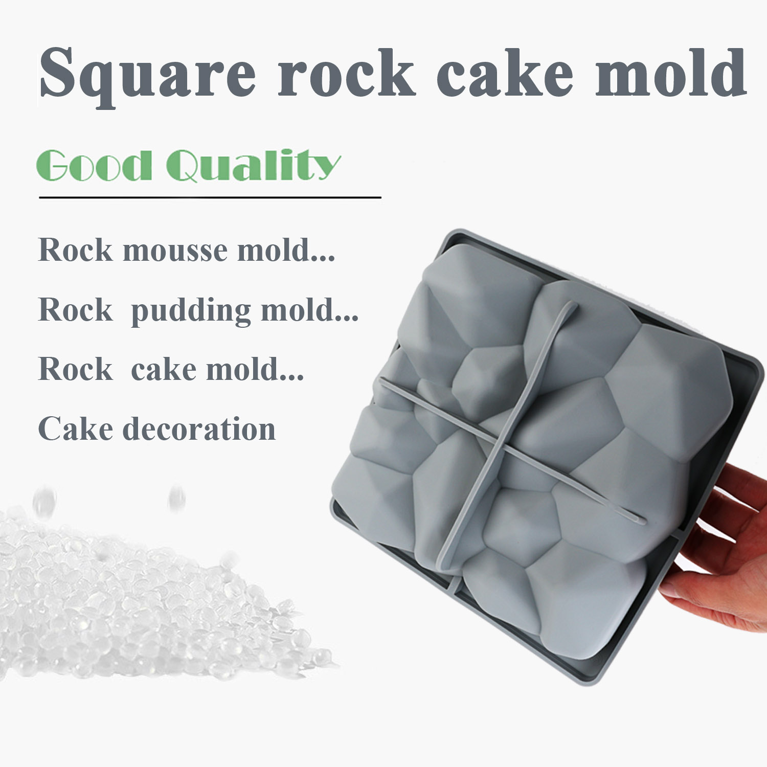 Bir Paket Kare Kaya Şeklinde S - Kitchen Baking Must Haves incelemesi ve fiyatı