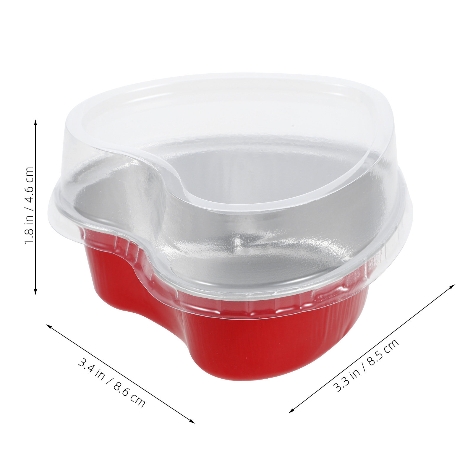20 takım alüminyum folyo kalp  - Mini Kitchen Baking incelemesi ve fiyatı
