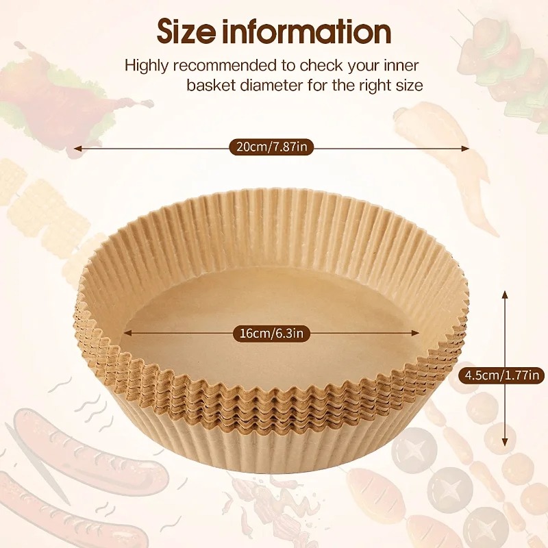 Hava Fritözü Kağıt Kaplamaları - Kitchen Paper For Baking incelemesi ve fiyatı